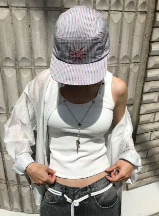 SUNRAY STRIPE CAMP CAP